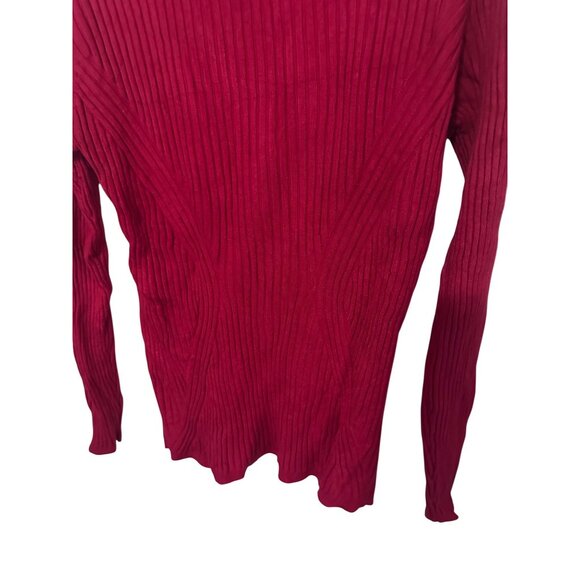 Lane Bryant red turtle neck sweater size 22/24 - Picture 6 of 6